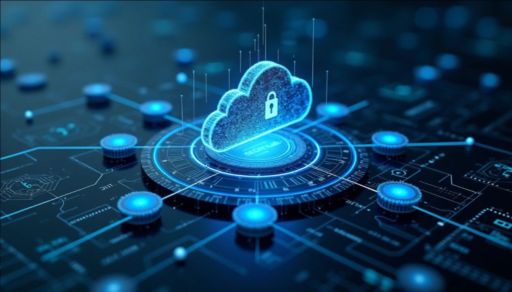Secure cloud operations with cybersecurity monitoring and protected data infrastructure